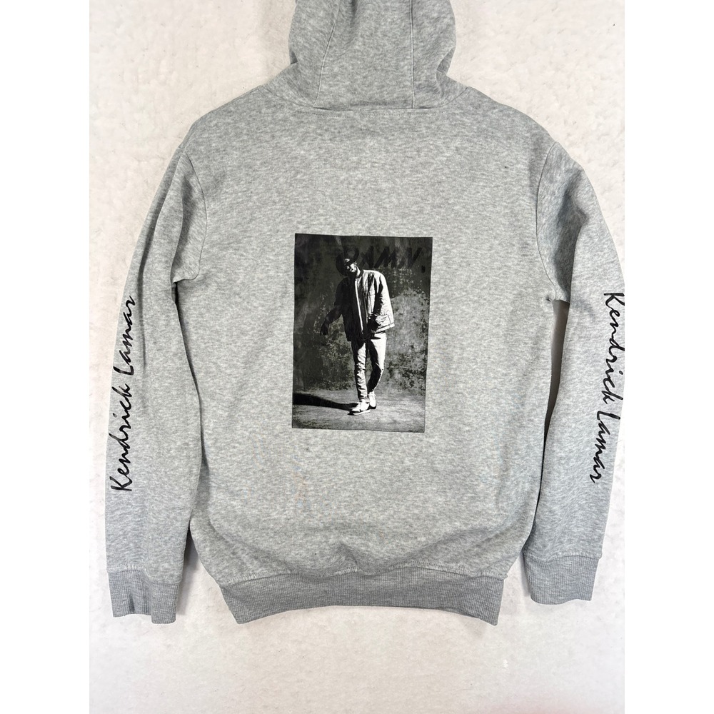 Kendrick Lamar Humble Damn Graphic Hoodie Gray Mens Small Hip Hop Streetwear - Picture 7 of 11
